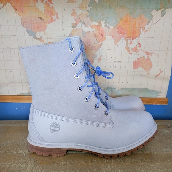 BRAND NEW Timberland 6" WP FLEECE FOLD DOWN Women's Size 10.0 - Picture 3 of 6